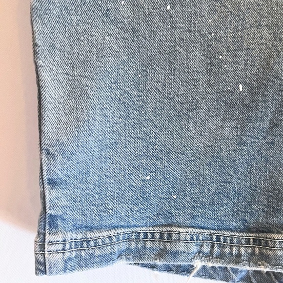 Pilcro & the Letterpress Patchwork Denim Skirt Size 4 Distressed EUC - Picture 4 of 8